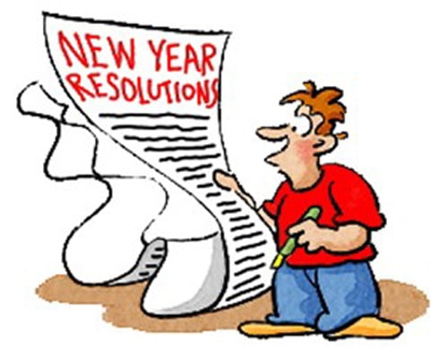 New Years Resolution - 1 free clip art
